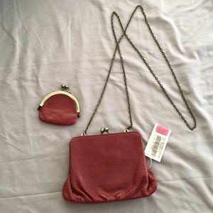 Westport Collection Red 50’s style Leather Handbag